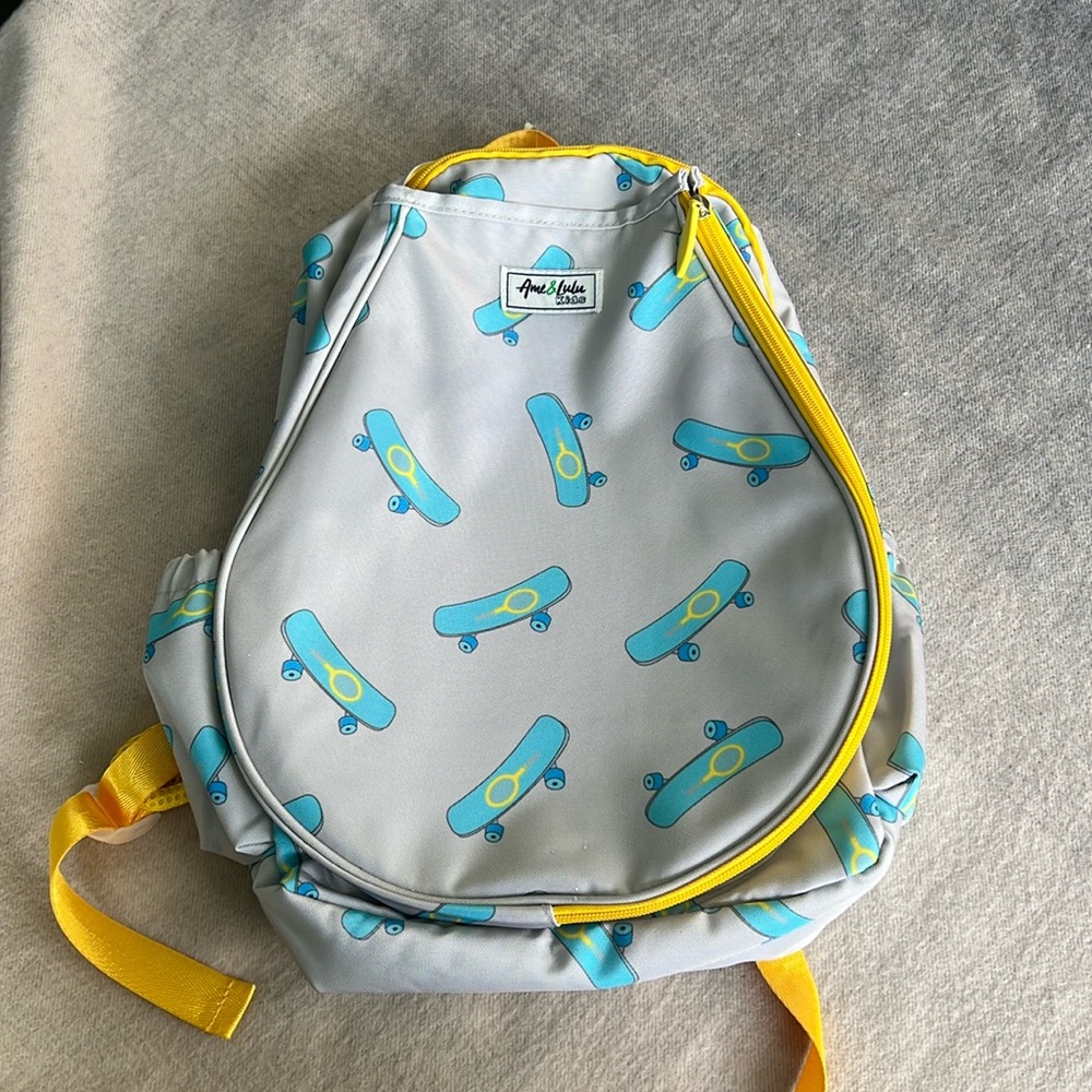 Ame & Lulu Little Love Kids' Tennis Backpack (Skateboard)